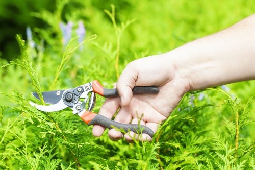 Cubic-yard pricing example for seasonal garden cleanup in Maryland
