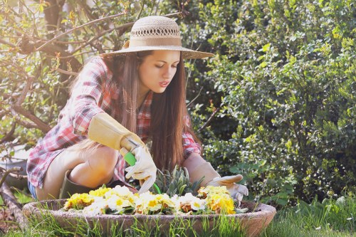 Professional Maryland garden clearance removing storm debris